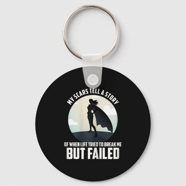 Werful Motivational Woman Shirt, My S Tell A Story Key Ring (Front)