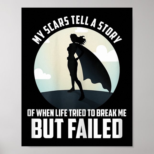 Werful Motivational Woman Shirt, My S Tell A Story Poster (Front)