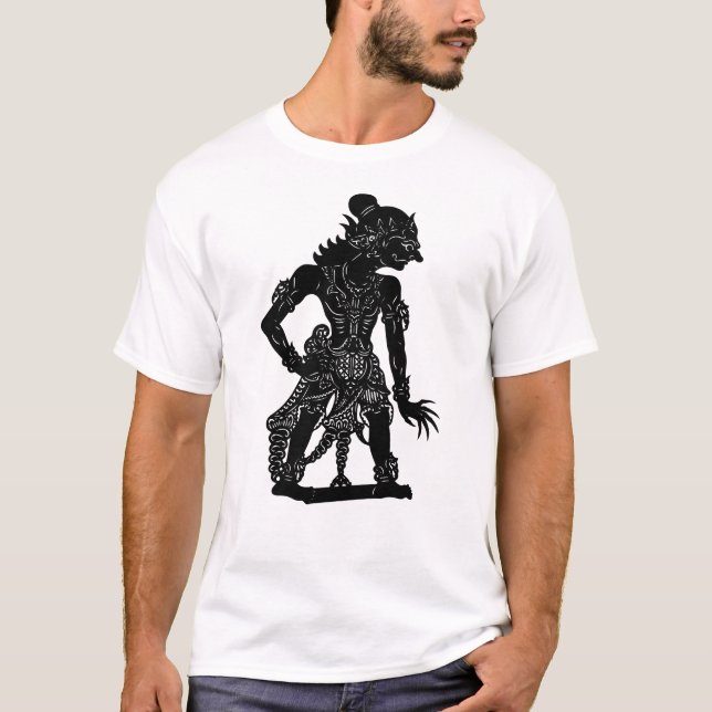 Werkudoro Wayang Kulit Puppet Shadow T-Shirt (Front)