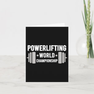 Werlifter Motivational Gym Werlifting World Chamon Card