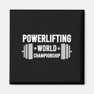 Werlifter Motivational Gym Werlifting World Chamon Magnet