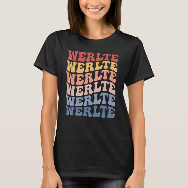 Werlte City Groovy Retro T-Shirt (Front)
