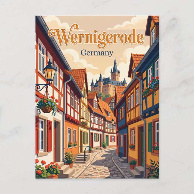 Wernigerode, Germany, alley Germany Postcard (Front)