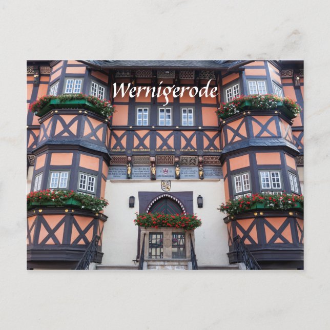 Wernigerode photo postcard (Front)