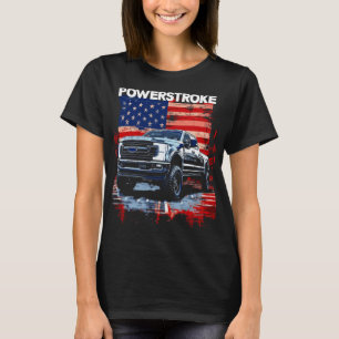 Werstroke Single Cab Truck American Flag New Body T-Shirt