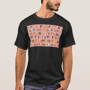Wes Anderson Movie Characters Poster T-Shirt