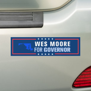 Wes Moore for Maryland Governor Bumper Sticker