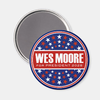 Wes Moore for President 2028 Magnet