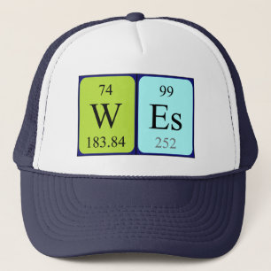 Wes periodic table name hat