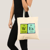 Wes periodic table name tote bag (Front (Product))