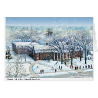 Wesley Hall Albion College, Winter full colour