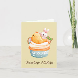 Wesołego Alleluja, Polish Happy Easter  Card
