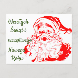 Wesołych Świąt Bożego Narodzenia Merry Christmas P Postcard