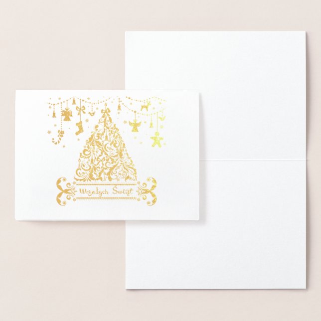 Wesołych Świąt Foil Card (Display)