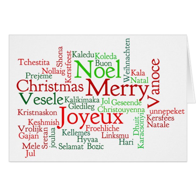 Wesołych Świąt ...! Merry Christmas in Polish rf (Front Horizontal)
