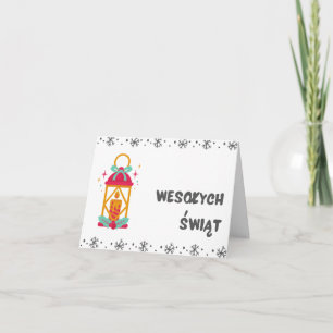 Wesołych Świąt Polish Christmas Card