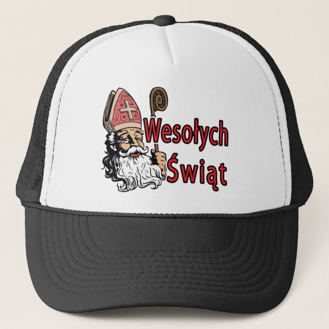 Wesolych Swiat St. Nicholas Hat (Front)