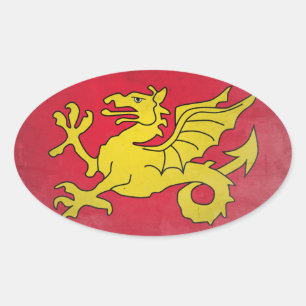 Wessex Oval Sticker
