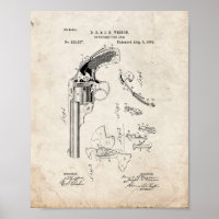 Wesson Revolving Fire Arm Patent - Old Look
