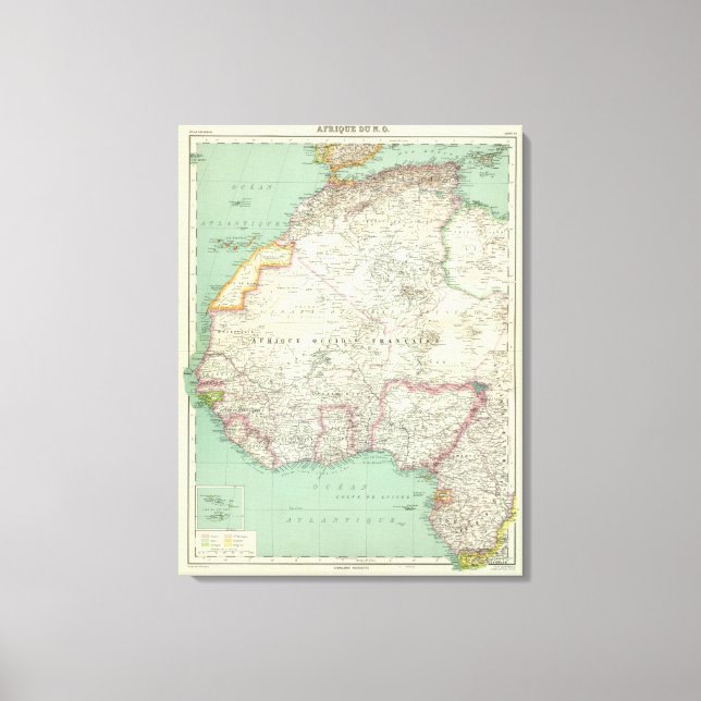 West Africa Canvas Print (Front)