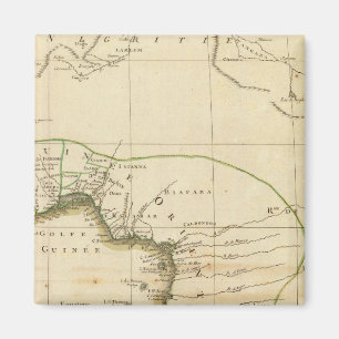 West Africa Map Magnet
