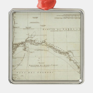 West Africa with Geographical Notes Metal Tree Decoration