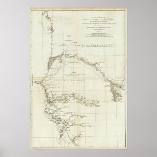 West Africa with Geographical Notes Poster