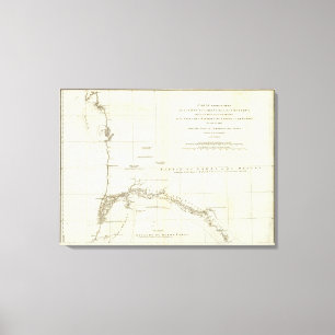 West African Map Canvas Print