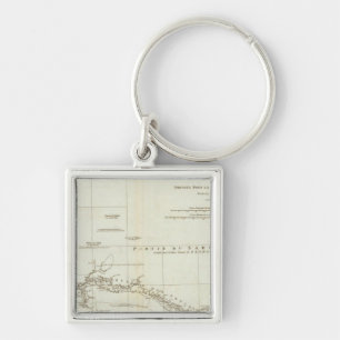 West African Map Key Ring
