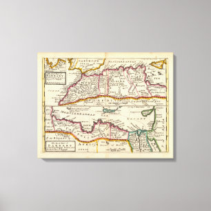 West and east parts of Barbary Canvas Print