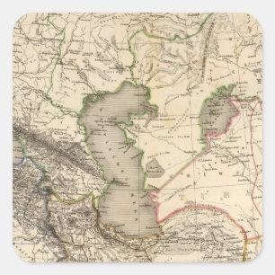 West Asia Square Sticker