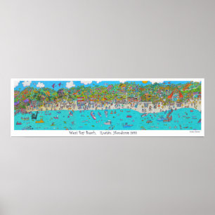 West Bay Beach Poster