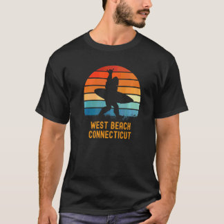 West Beach Connecticut Sasquatch Souvenir T-Shirt