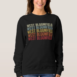 West Bloomfield New York West Bloomfield NY Retro Sweatshirt