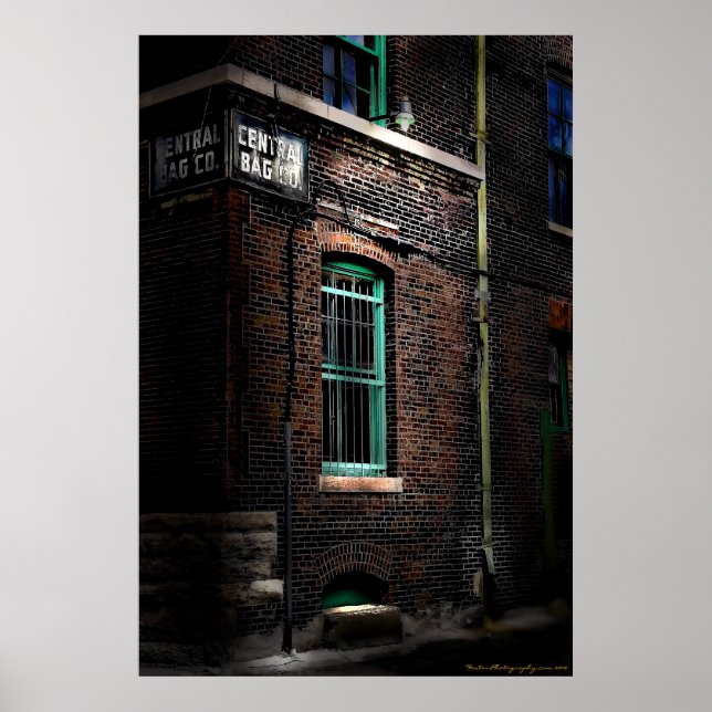 West Bottoms Kansas City Suburban Photo Art Poster (Front)
