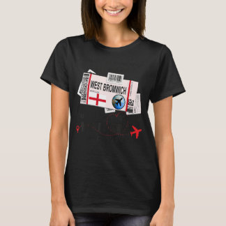 West Bromwich Girl  West Bromwich Boarding Pass T-Shirt