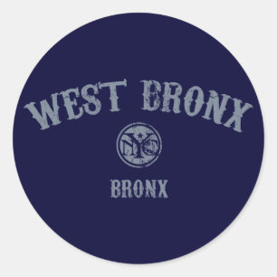 West Bronx Classic Round Sticker