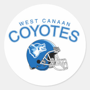 West Canaan Coyotes Classic Round Sticker