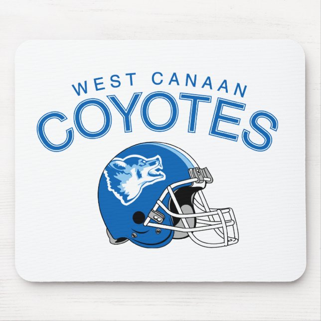 West Canaan Coyotes Mouse Mat (Front)