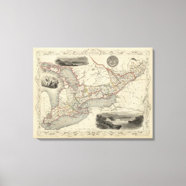 West Canada Canvas Print (Front)