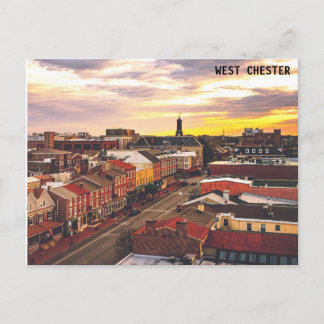 West Chester sunrise postcard