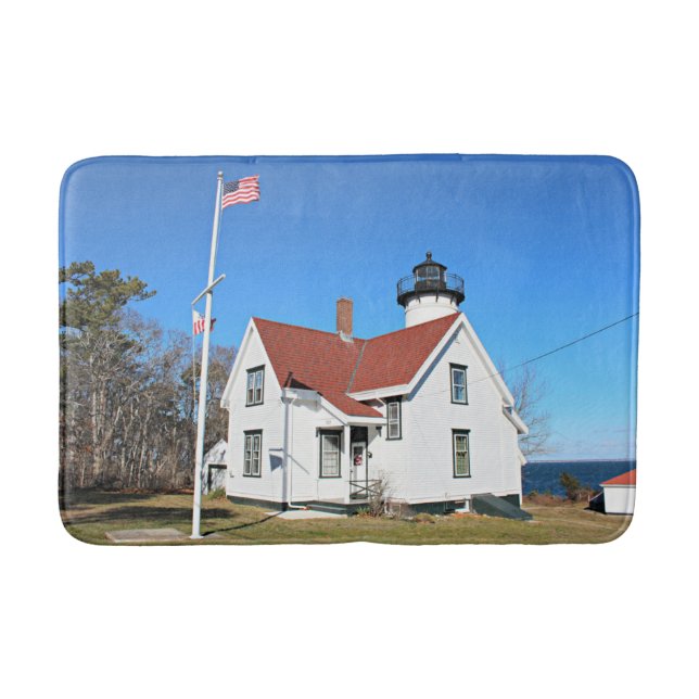 West Chop Lighthouse, Massachusetts Bath Mat (Front)