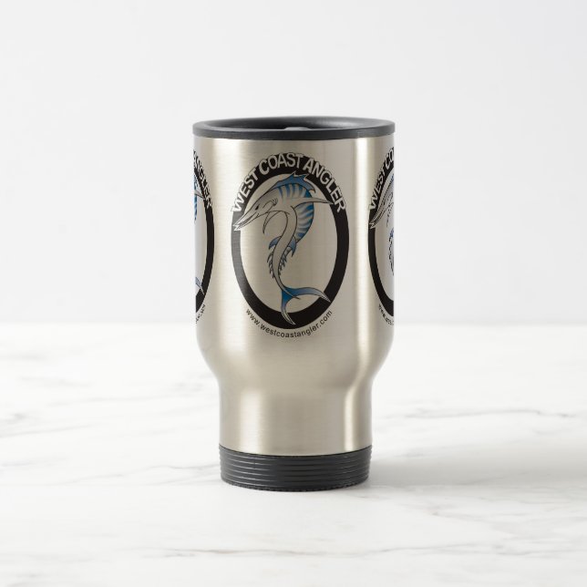 West Coast Angler Travel Mug (Center)