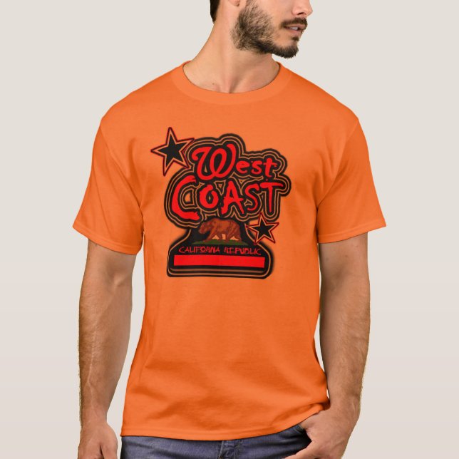 West Coast (Cali Republic)-- T-Shirt (Front)