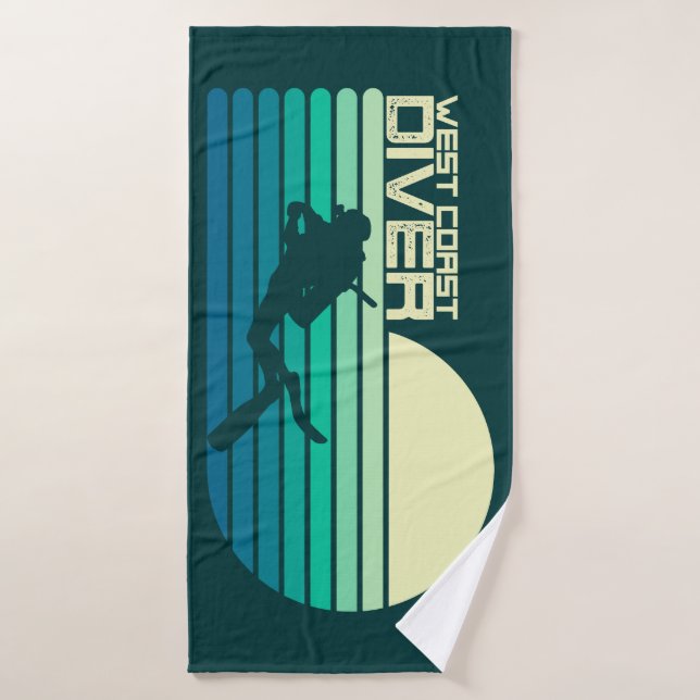 West Coast Diver SC Bath Towel (Bath Towel)