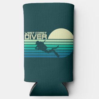 West Coast Diver SC Seltzer Can Cooler