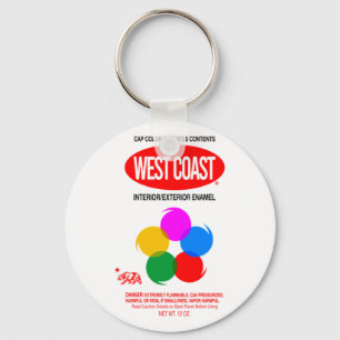 WEST COAST GRAFFITI KEY RING