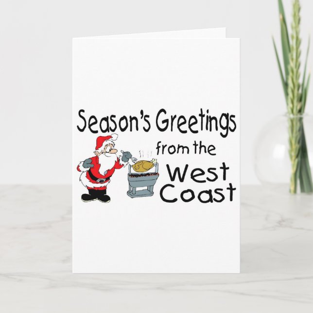 West Coast Greetings BBQ Holiday Card (Front)