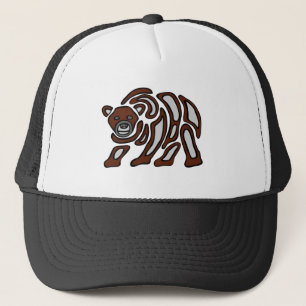 west coast grizzley trucker hat