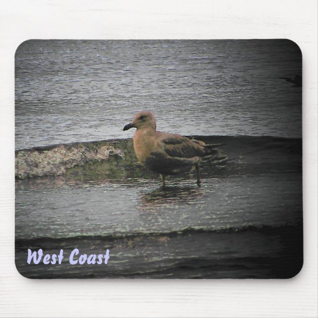 West Coast Gull Mouse Mat (Front)